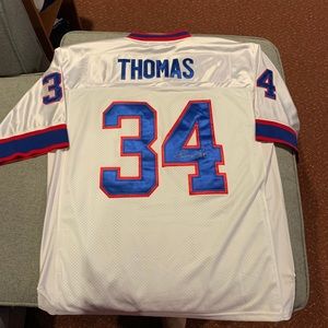 Thurman Thomas signed Bills Super Bowl XXV jersey